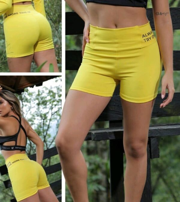 SHORT AMARILLO